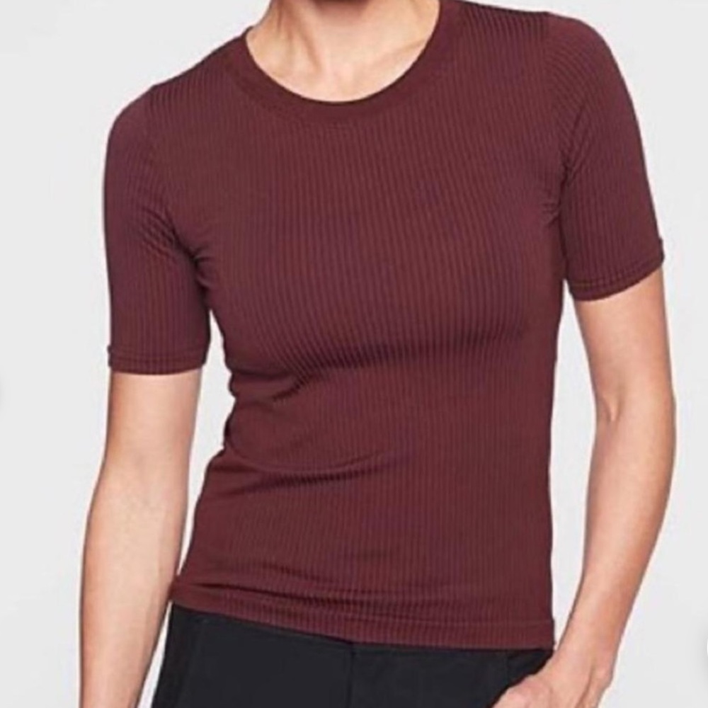 Athleta Renew Ribbed Tee